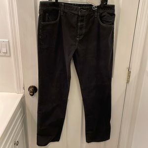 New James Perse button fly 5 pocket brushed cotton pants Sz 36